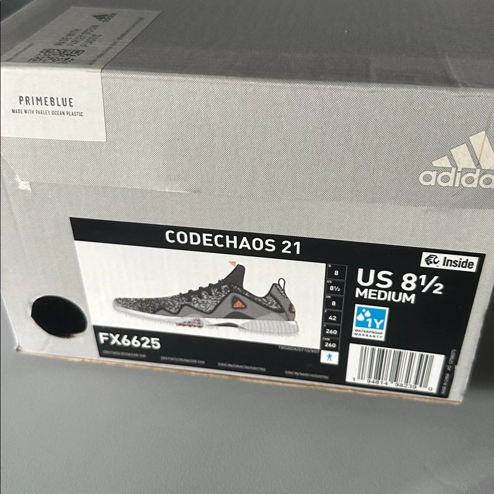 NWT adidas Men's CODECHAOS 21 Primeblue Golf Shoes